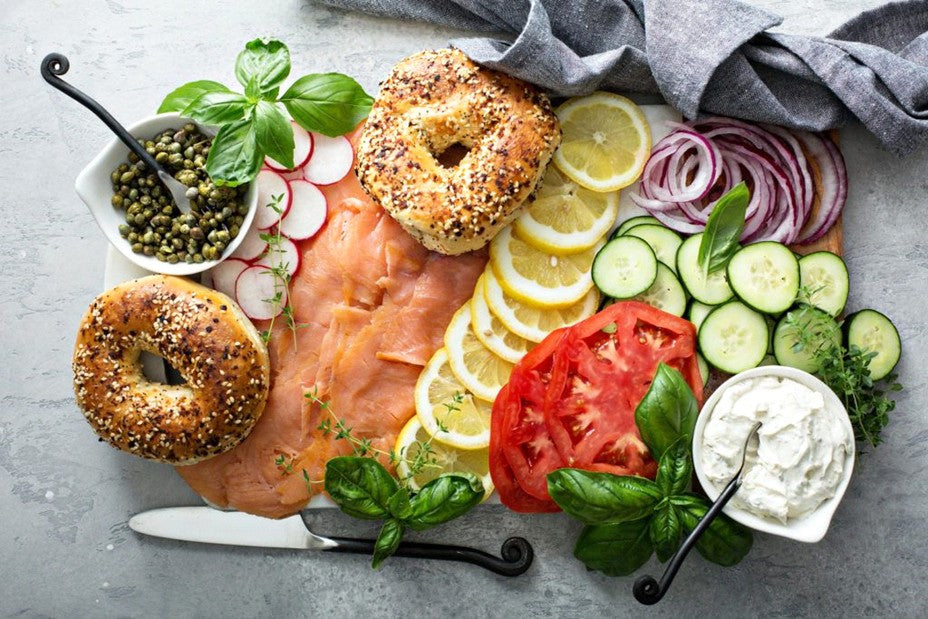 Lox and Bagels 15"  Anytime board!