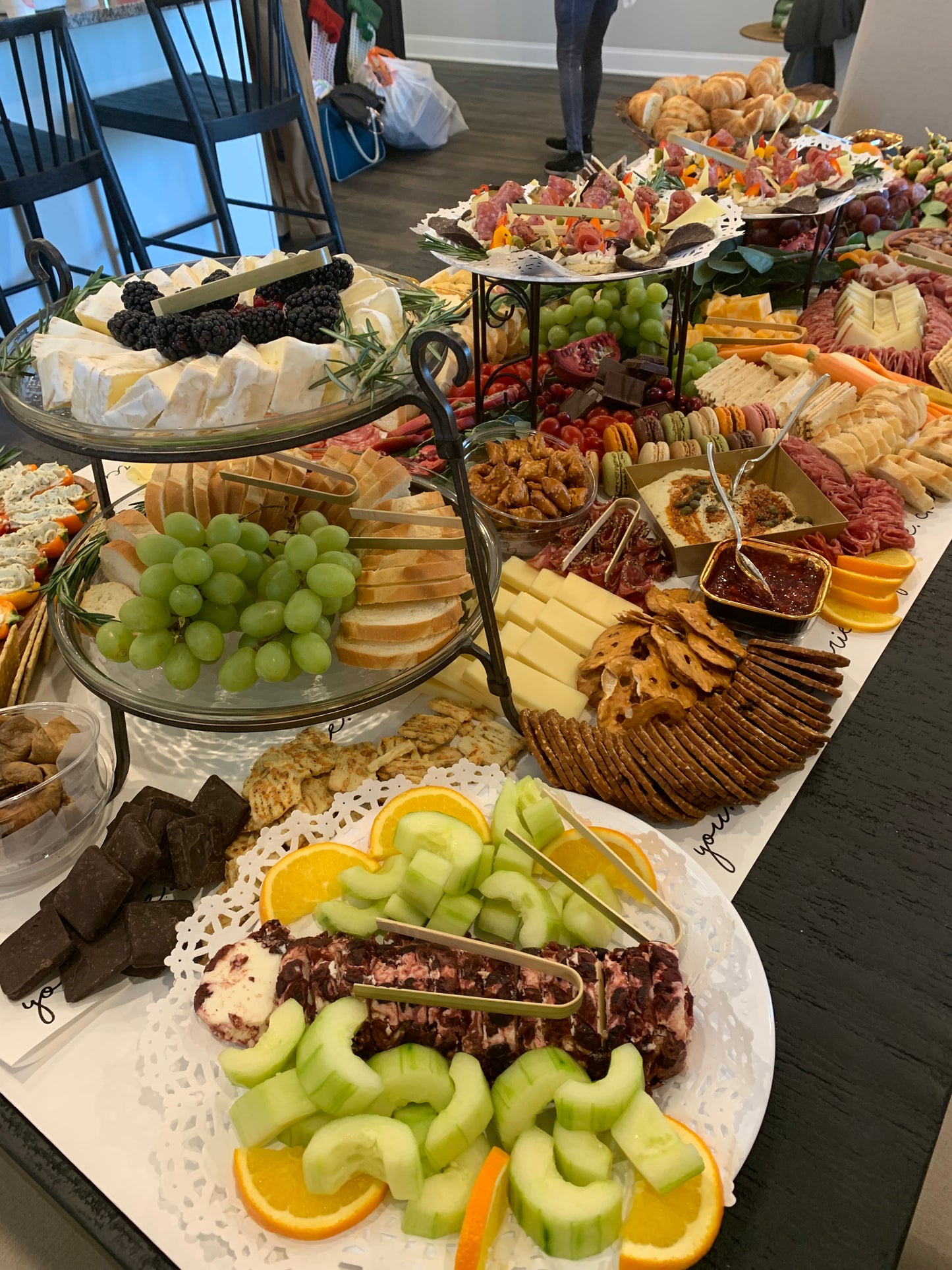 Grazing Table for business meetings, brunch, Lunch or special events, weddings, showers, etc.