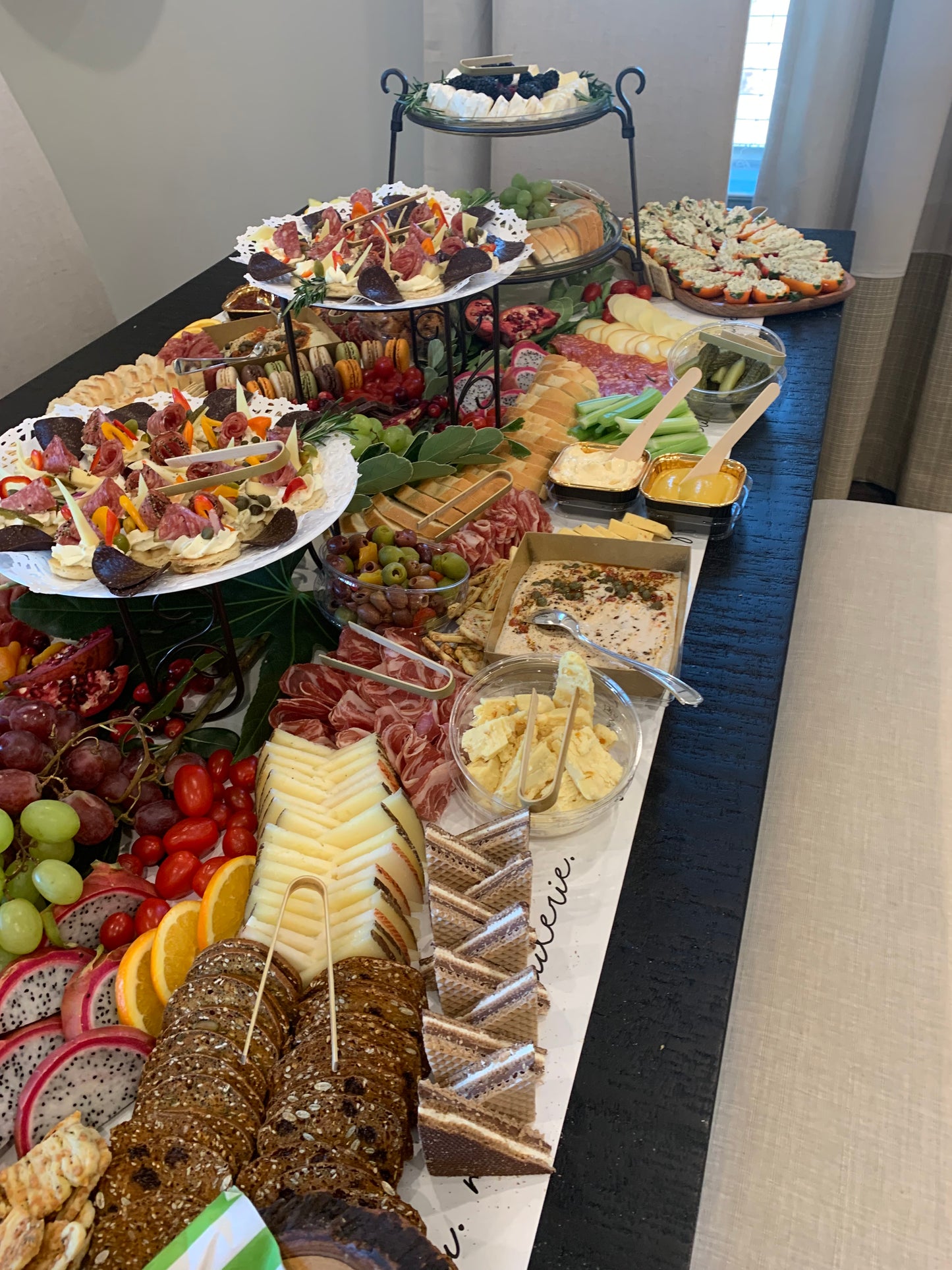 Grazing Table for business meetings, brunch, Lunch or special events, weddings, showers, etc.