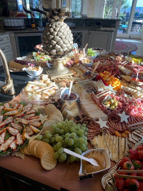 Grazing Table for business meetings, brunch, Lunch or special events, weddings, showers, etc.