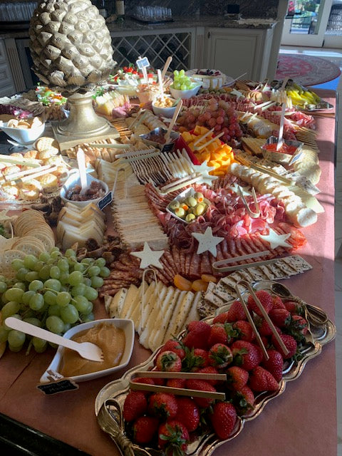 Grazing Table for business meetings, brunch, Lunch or special events, weddings, showers, etc.