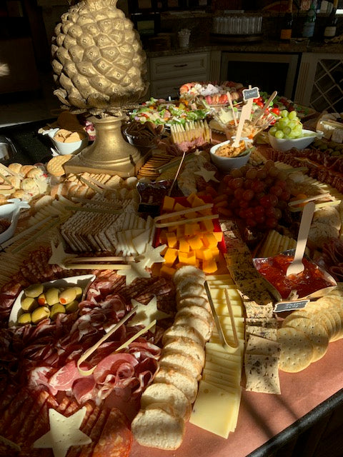 Grazing Table for business meetings, brunch, Lunch or special events, weddings, showers, etc.