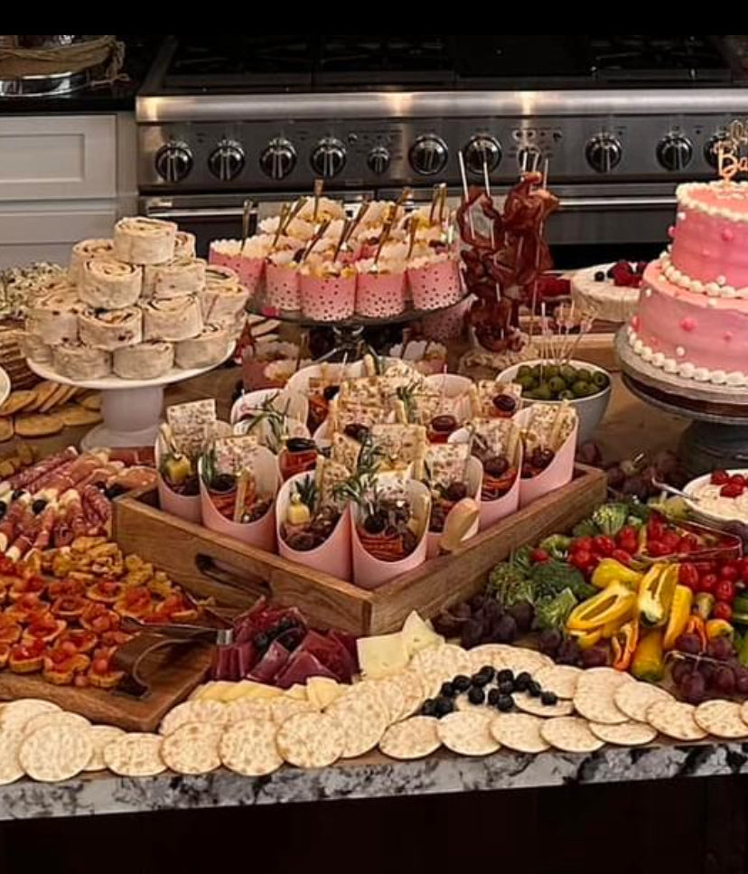 Grazing Table for business meetings, brunch, Lunch or special events, weddings, showers, etc.
