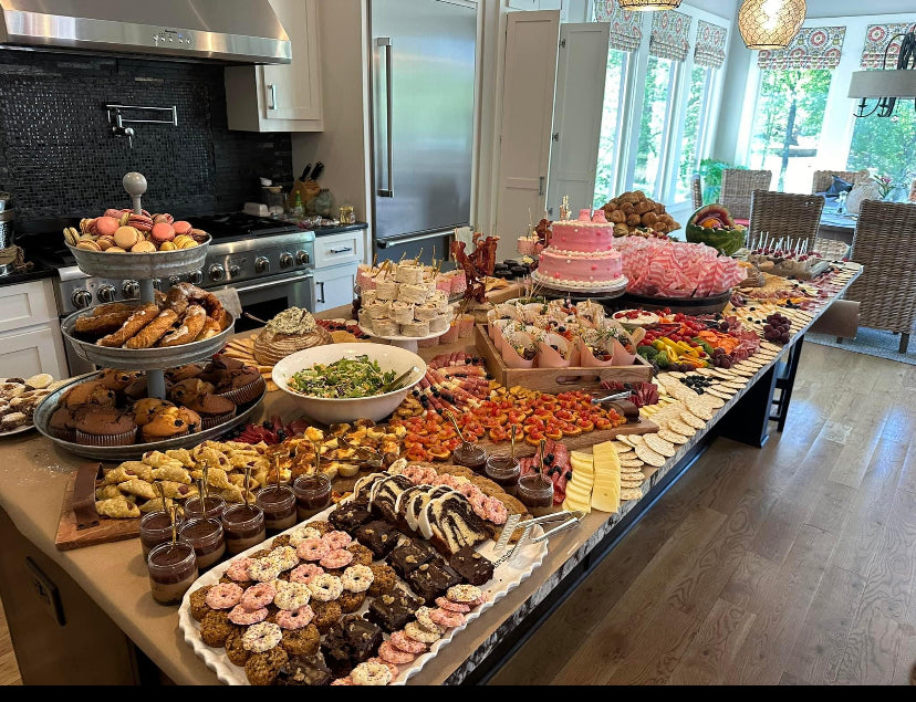 Grazing Table for business meetings, brunch, Lunch or special events, weddings, showers, etc.