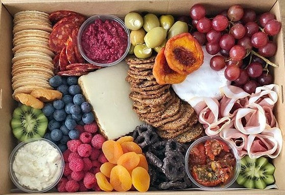 Charcuterie individual lunch box. ...Great for business meetings!