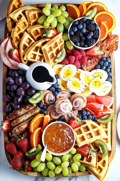 Sun Rise Breakfast Board  15"